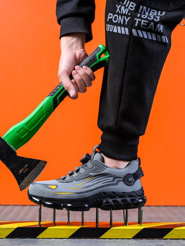 Men's Lightweight Anti-smash and Anti-puncture Safety Shoes