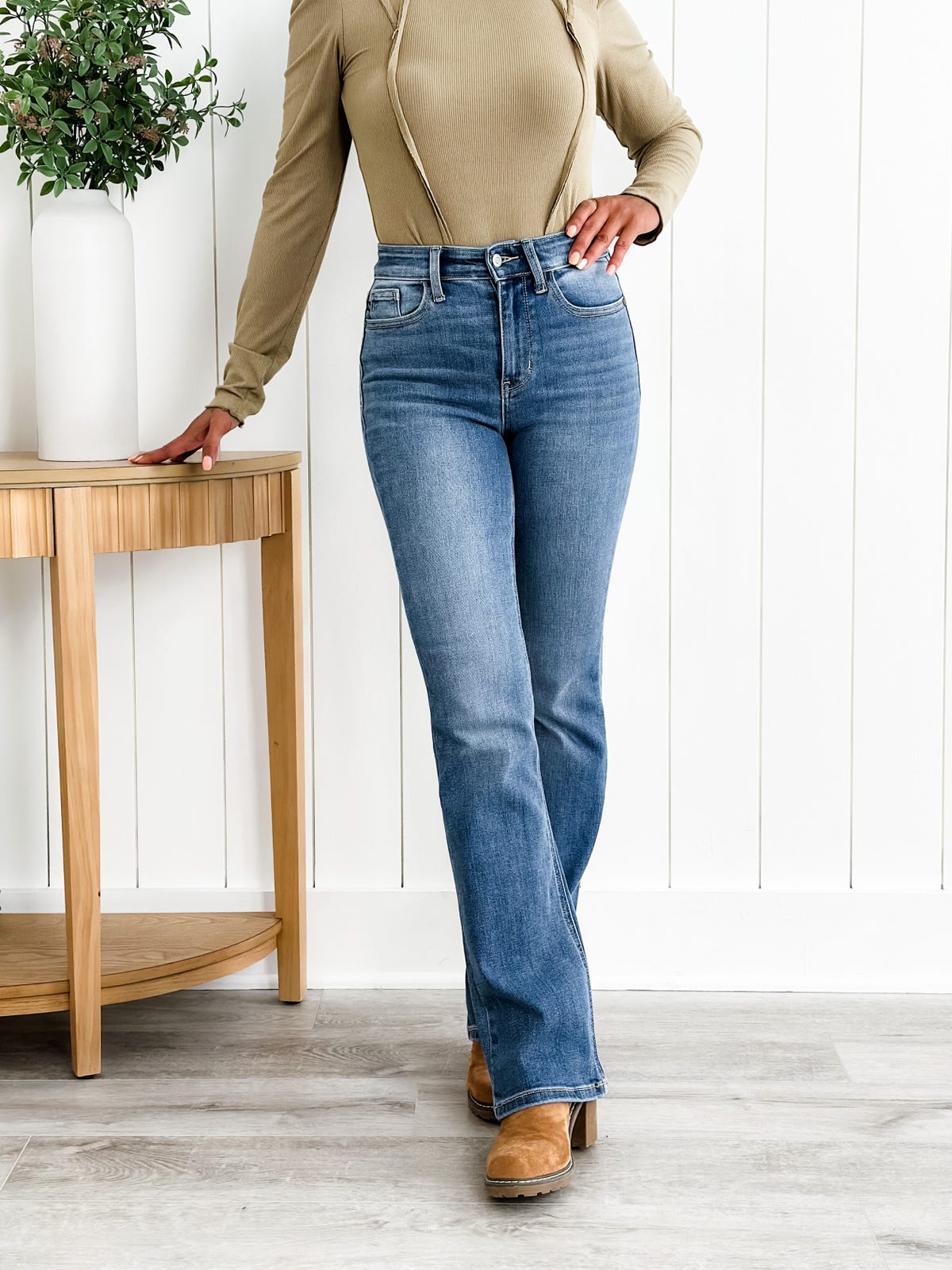 Tummy Control Bootcut Jeans (Buy 2 Free Shipping)