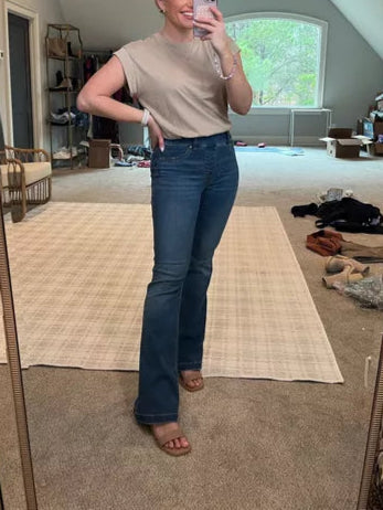 New Fitted Vintage Flared Jeans (Buy 2 Free Shipping)