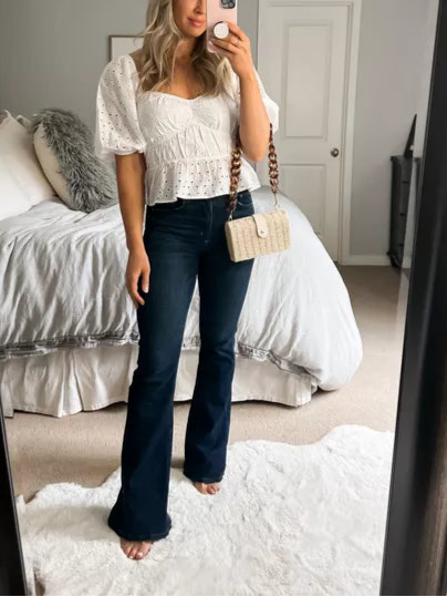 New Fitted Vintage Flared Jeans (Buy 2 Free Shipping)